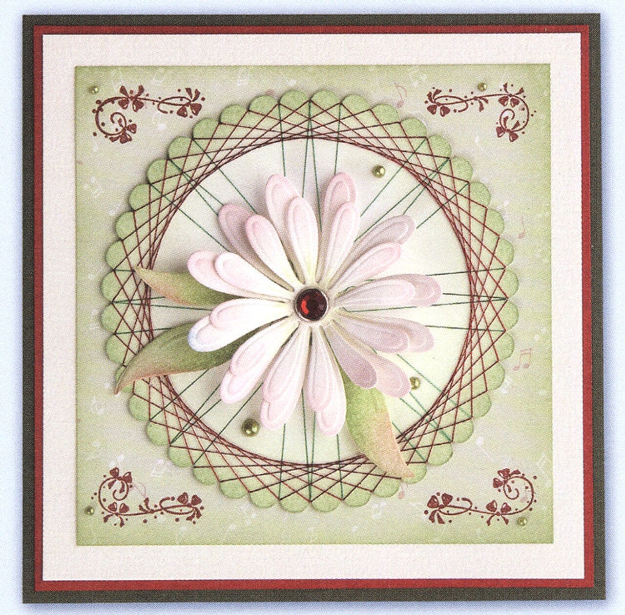 Leane Creatief Le Crea Design - Spirella Cards - 12 Pre Cut Circles